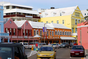 Downtown in Hamilton, Bermuda